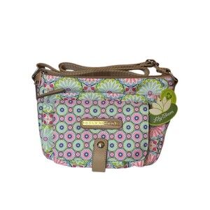 Lily Bloom Large Starburst Floral Cristina Crossbody Eco Friendly NWT MSRP $55